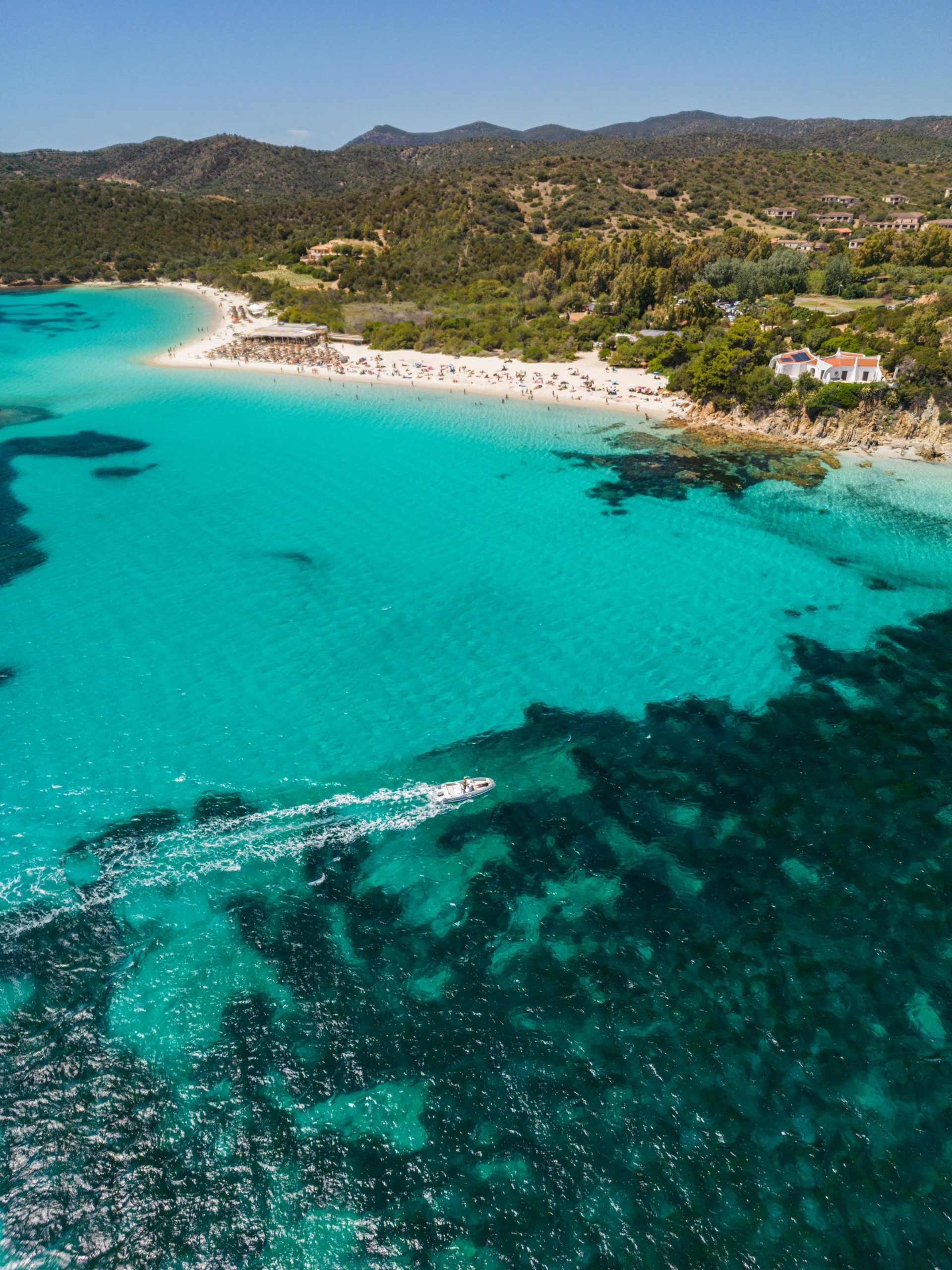 Spiaggia Tuerredda boat rental destination