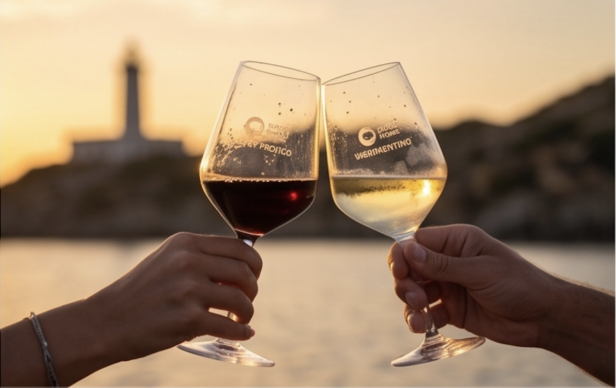 Wine tasting sunset boat Chia