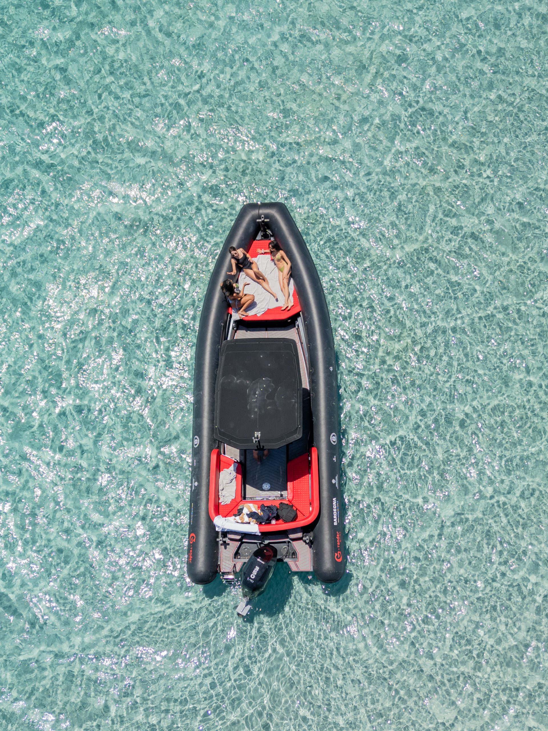 G-Tender luxury RIB with skipper — high speed charter from Chia